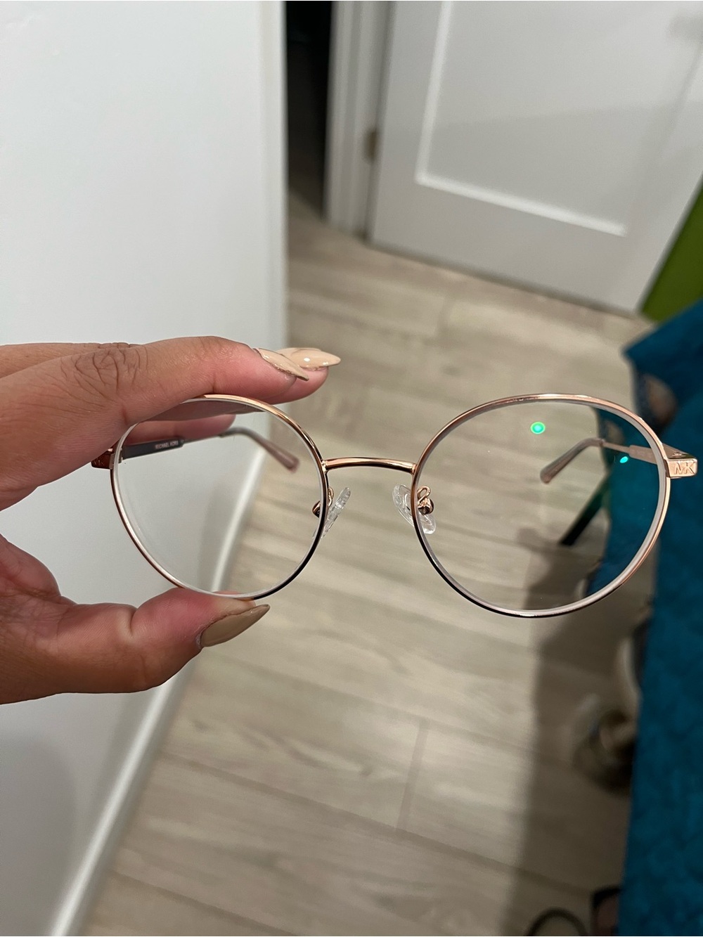 Michael Kors round eyeglass frame